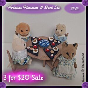 5-Piece Glued Together Navy Blue Triangle Dessert Plates